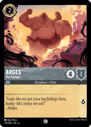 Arges (The Cyclops) - 173/204 - Common (Foil)