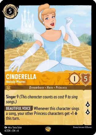 Cinderella (Melody Weaver) - 4/204 - Legendary (Foil)
