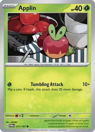Applin 017/167 SV06 Twilight Masquerade - Common