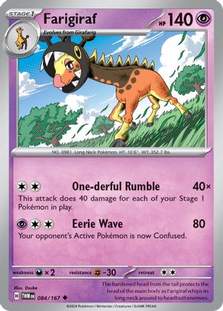 Farigiraf 084/167 SV06 Twilight Masquerade - Uncommon