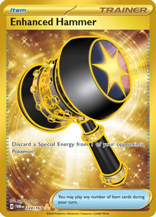 Enhanced Hammer 224/167 - Holofoil SV06 Twilight Masquerade - Hyper Rare