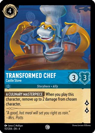 Transformed Chef (Castle Stove) - 157/204 - Common (Foil)