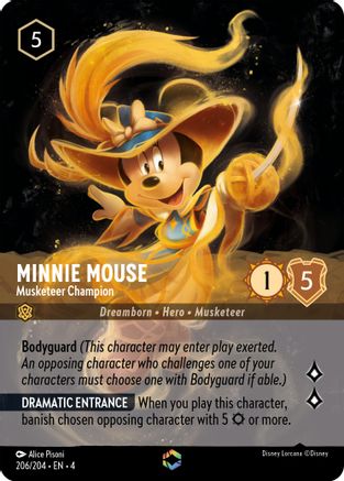 Minnie Mouse (Musketeer Champion) - 206/204 - Enchanted