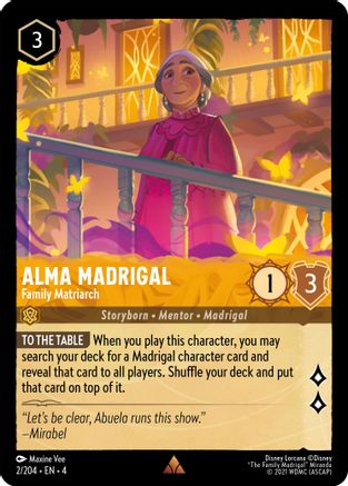 Alma Madrigal (Family Matriarch) - 2/204 - Rare