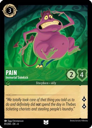 Pain (Immortal Sidekick) - 81/204 - Uncommon (Foil)