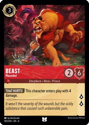 Beast (Wounded) - 103/204 - Uncommon (Foil)