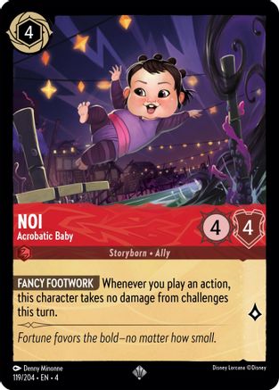 Noi (Acrobatic Baby) - 119/204 - Super Rare (Foil)