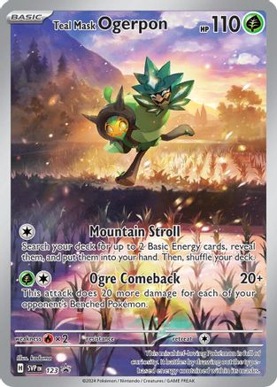 Teal Mask Ogerpon 123 - Holofoil - Promo