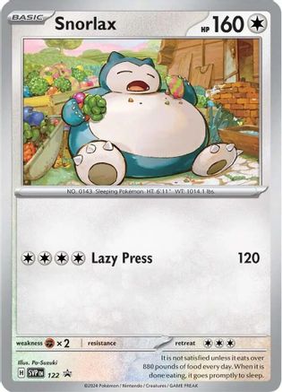 Snorlax 122 - Holofoil - Promo