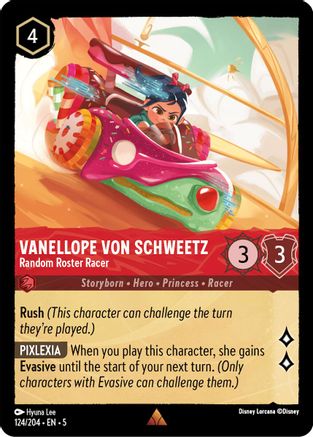 Vanellope von Schweetz (Random Roster Racer) - 124/204 - Rare (Foil)