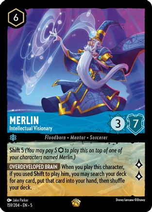 Merlin (Intellectual Visionary) - 159/204 - Legendary