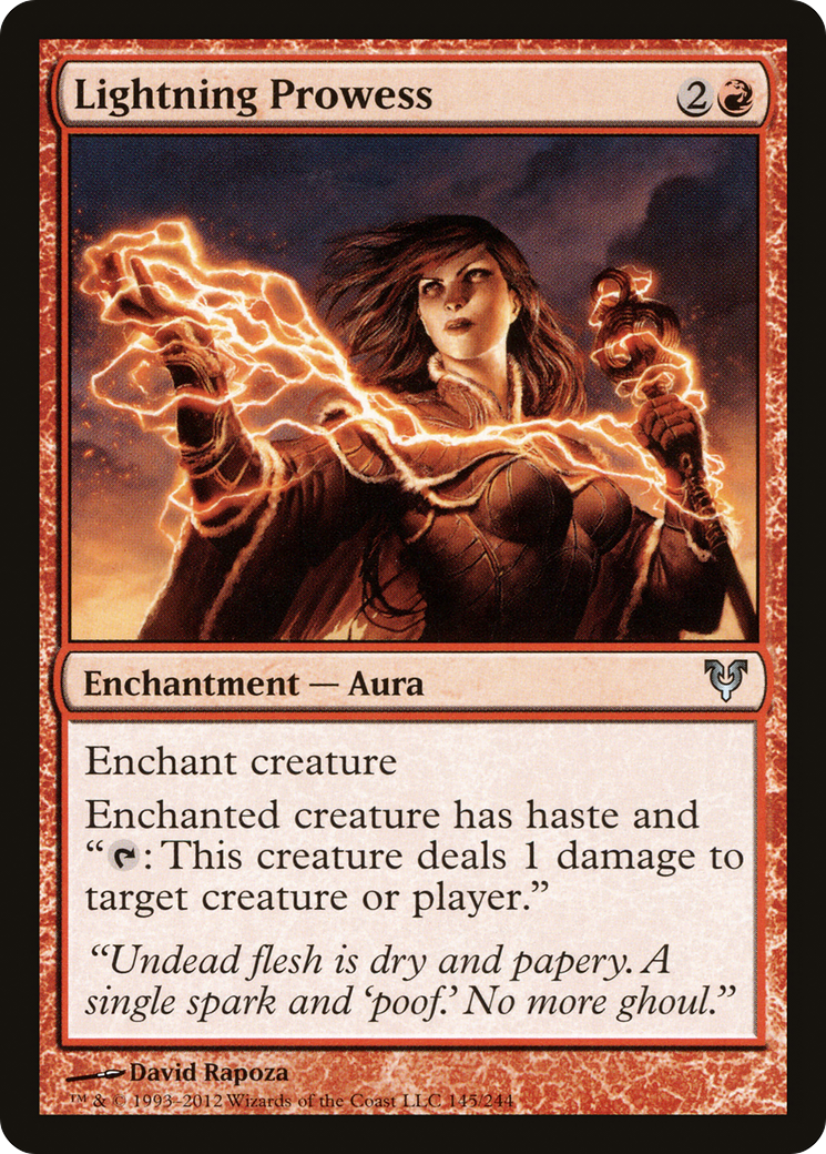 Lightning Prowess (AVR-145) Foil