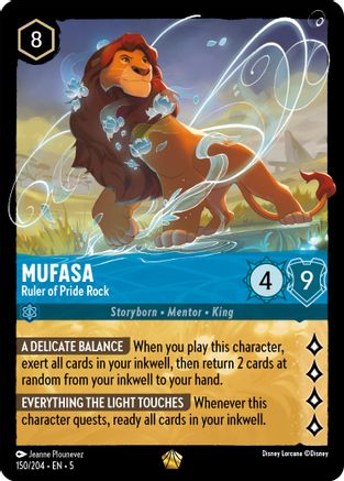 Mufasa (Ruler of Pride Rock) - 150/204 - Legendary (Foil)