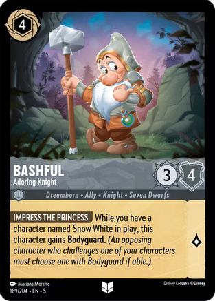Bashful (Adoring Knight) - 189/204 - Uncommon (Foil)
