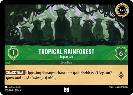 Tropical Rainforest (Jaguar Lair) - 102/204 - Uncommon (Foil)