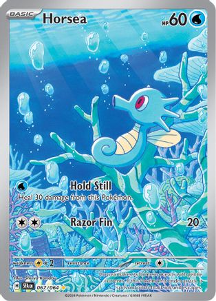 Horsea 067/064  - Holofoil SV Shrouded Fable - Illustration Rare