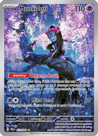 Munkidori 072/064 - Holofoil SV Shrouded Fable - Illustration Rare