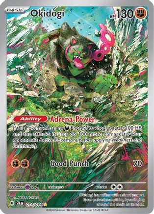 Okidogi 074/064 - Holofoil SV Shrouded Fable - Illustration Rare