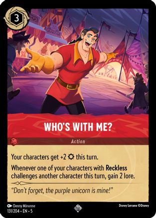 Who's With Me? - 131/204 - Super Rare (Foil)