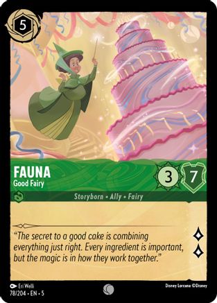 Fauna (Good Fairy) - 78/204 - Common (Foil)