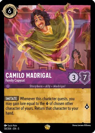 Camilo Madrigal (Family Copycat) - 58/204 - Legendary (Foil)