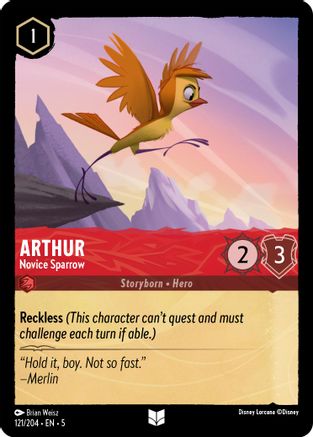 Arthur (Novice Sparrow) - 121/204 - Uncommon