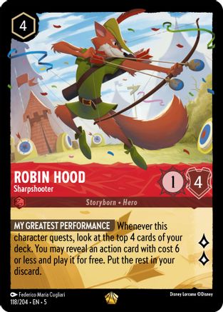 Robin Hood (Sharpshooter) - 118/204 - Legendary