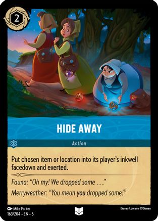 Hide Away - 163/204 - Uncommon (Foil)