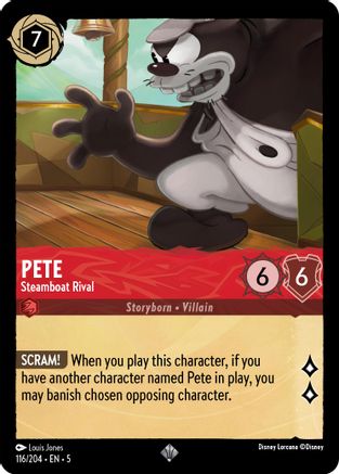 Pete (Steamboat Rival) - 116/204 - Super Rare (Foil)