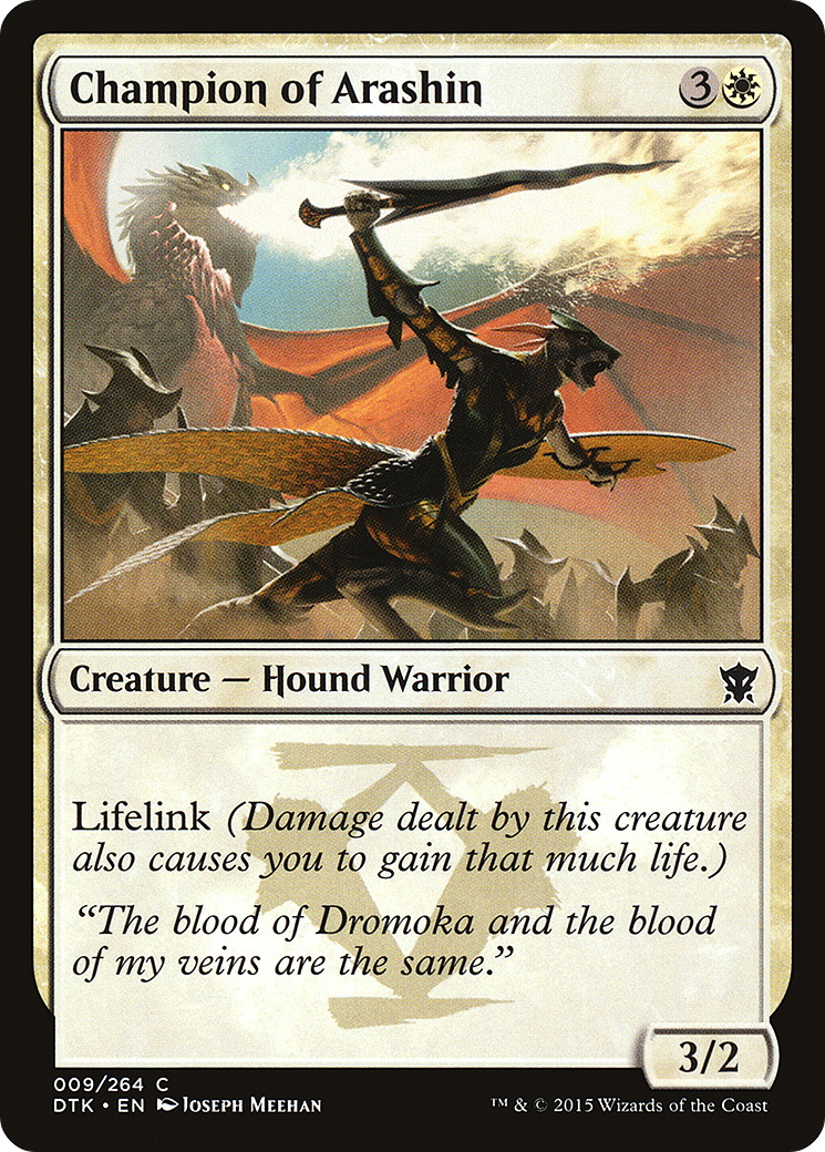 Champion of Arashin (DTK-009)