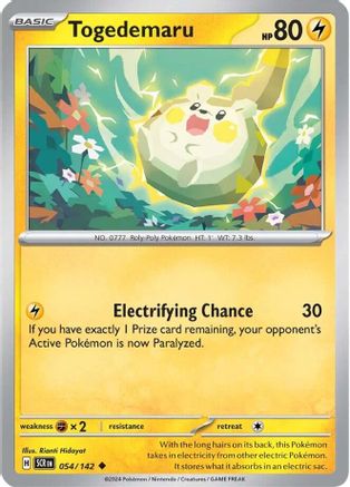Togedemaru 054/142 SV07 Stellar Crown - Uncommon