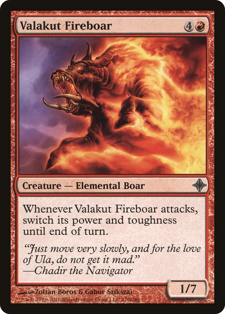 Valakut Fireboar (ROE-170) Foil