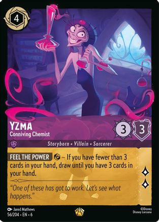 Yzma (Conniving Chemist) - 56/204 - Legendary (Foil)
