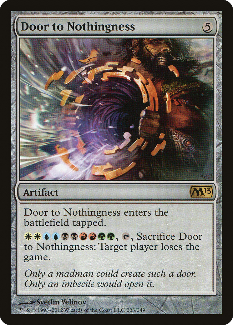 Door to Nothingness (M13-203)