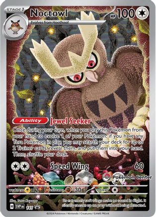 Noctowl (Pokemon Center Exclusive) 141 - Holofoil - Promo