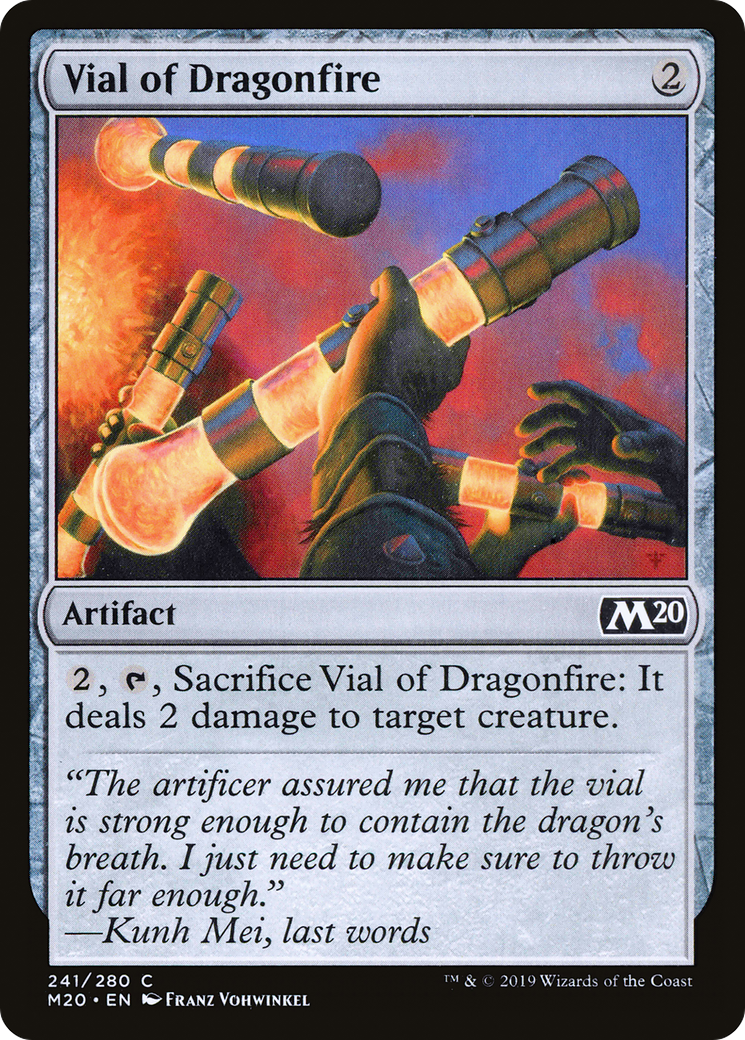 Vial of Dragonfire (M20-241) Foil