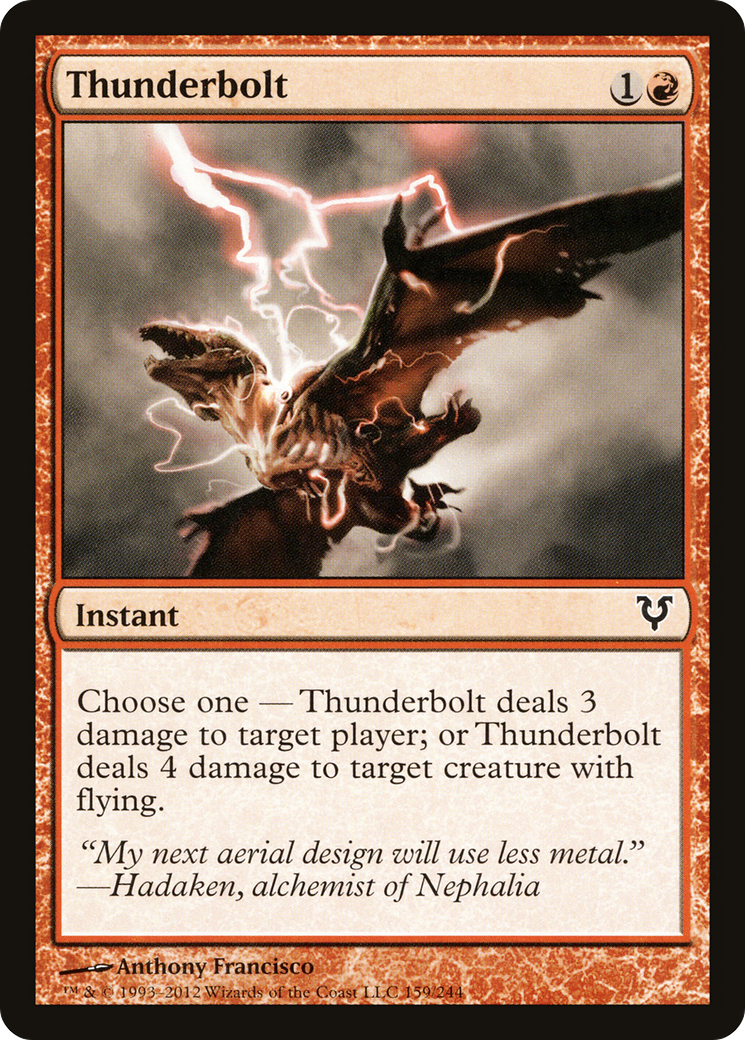 Thunderbolt (AVR-159) Foil