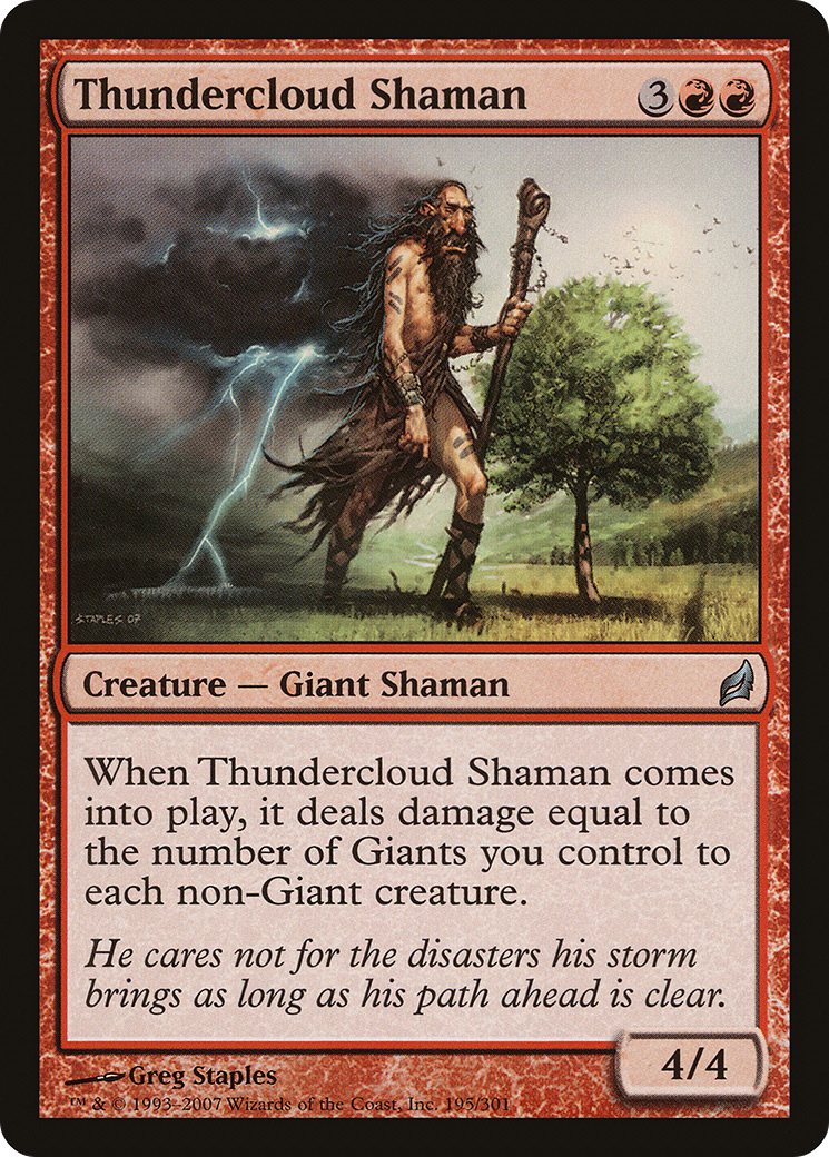 Thundercloud Shaman (LRW-195)