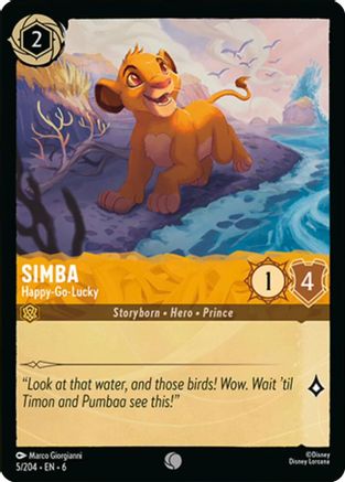 Simba (Happy-Go-Lucky) - 5/204 - Common