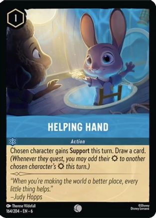 Helping Hand - 164/204 - Common (Foil)