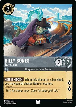 Billy Bones (Space Sailor) - 185/204 - Uncommon (Foil)