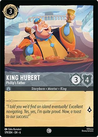 King Hubert (Phillip's Father) - 179/204 - Common