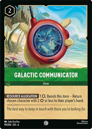 Galactic Communicator - 99/204 - Common (Foil)