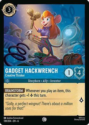 Gadget Hackwrench (Creative Thinker) - 139/204 - Common (Foil)
