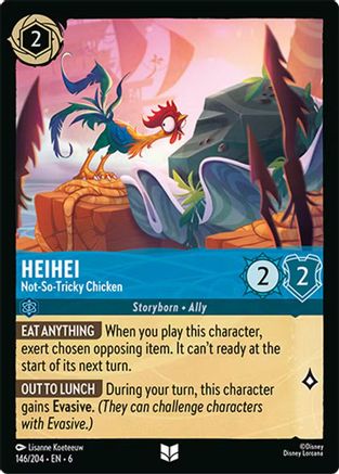 HeiHei (Not-So-Tricky Chicken) - 146/204 - Uncommon (Foil)