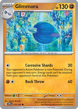 Glimmora 115/191 SV08 Surging Sparks - Common