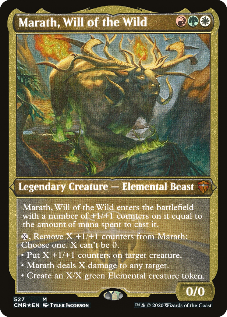 Marath, Will of the Wild (Foil Etched) (CMR-527) Foil