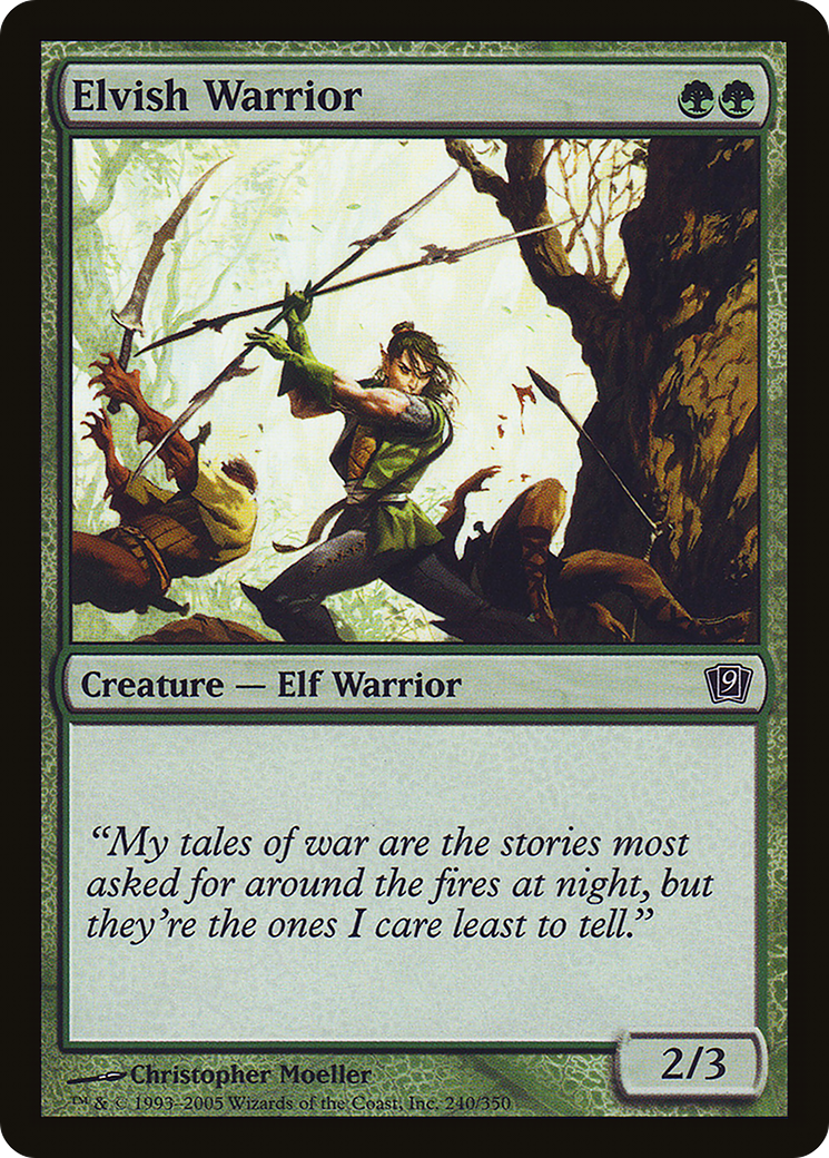 Elvish Warrior (9ED-240)