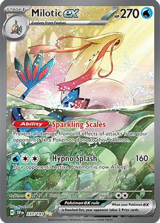 Milotic ex 237/191 - Holofoil SV08 Surging Sparks - Special Illustration Rare