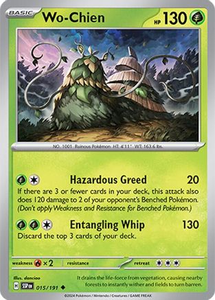 Wo-Chien 015/191 SV08 Surging Sparks - Uncommon